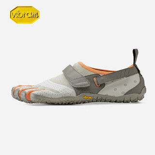 Vibram's new women's water sports surfing kayak hiking barefoot casual five-finger shoes gripping wading and river tracing shoes gray/coral orange 39