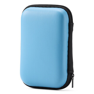 Pinyi 2.5-inch hard drive bag eva headphone bag data cable charger storage bag mobile power supply box sky blue