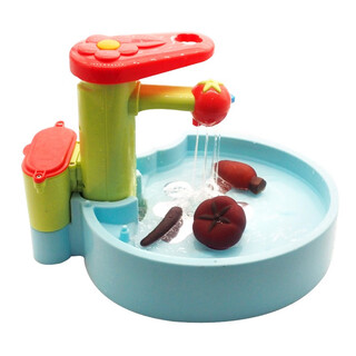 People baby simulation kitchen play house toy pool faucet splashing water children's vegetable sink electric water circulation guaranteed