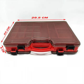 Meikejie fishing gear accessories multi-layer storage box lua bait mino fake bait rock fishing tool box red double-sided bait box