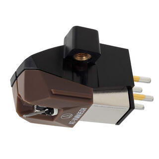 Audio-technica audio-technica at-vm95sh two-way magnetic phono cartridge shibata stylus strong mid-low frequency brown