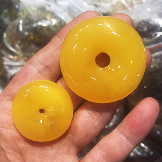 Shelly natural baltic chicken fat yellow beeswax peace buckle pendant amber beeswax large peace wall necklace pendant gift small size