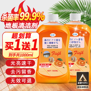 Lanjiexing mop floor cleaner tile, wood floor, marble floor cleaner 500ml*2 scrubbing floor decontamination and sterilization