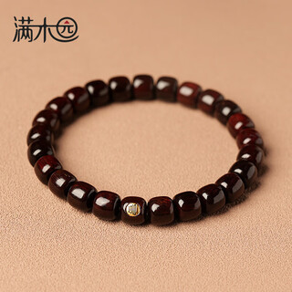 Manmuyuan indian small leaf rosewood bracelet for women, old material, high oil and high density sandalwood single circle bracelet for men's birthday gift