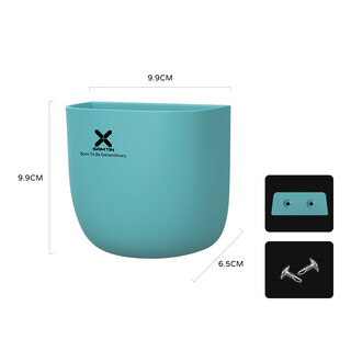 Leichen fishing box side pocket storage box fishing gear storage box storage gadgets new multifunctional waterproof fishing supplies side pocket storage box small tiffany blue