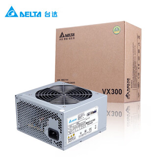Delta (delta) rated 300w vx300 desktop computer power supply (active pfc/five-year warranty/wide format/supports backline)