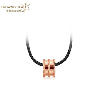 Xuecong fashionable small waist 18k gold pendant couple style clavicle chain necklace birthday gift for girlfriend 700334 large plain version male small waist -700365-(approx. 3.1