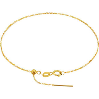 Hunter 18k gold pin bracelet women's cross chain flash o letter au750 gold rose gold chain cardan white gold chain pin flash o bracelet yellow