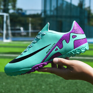 Difu ni's new football shoes broken nails tf training game shoes for adults primary and secondary school students physical education high school entrance examination sports shoes yue zi (broken nails) 41