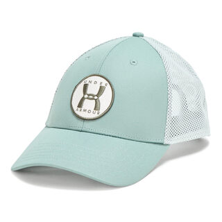 Under Armour 安德玛 男式 Blitzing 卡车司机帽, (348) 硅胶绿 / / 石头 (348) 硅胶绿 / / 石头 One Size