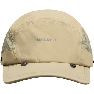 Merrell outdoor sports windproof and sand visor detachable multi-purpose unisex fashionable baseball cap for men and women, light brown