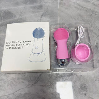 Neutral neutral cross-border supply electric silicone pore cleaner face wash introduction instrument cleansing instrument face washing instrument l1919 facial cleansing instrument pink l1919
