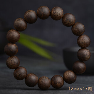 Hainan qinan agarwood bracelet 8~14mm for men and women, natural old material yingge green chess nan, high oil and nine points heavy, 12mm 17 pieces (suitable for hand circumference 15-17cm)