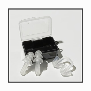 Kashiwa chao swimming nose clip water performance anti-falling nose clip swimming waterproof nose clip mermaid nose plug nose plug + christmas tree earplugs swimming set