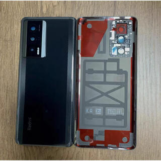 Z is suitable for redmi k60 original disassembly glass back cover k60pro pure original battery cover k60e original adhesive back cover redmi k60 black adapted back cover with adhesive + loose