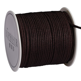 Aifsa c jade wire 2.0mm braided rope bracelet thick text play rope handmade wire non-elastic rope pendant rope pendant c jade wire/coffee/2.0mm/about 17m