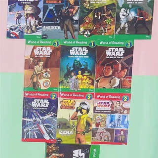 【直营优质】图书【全彩英文】点读版 高清送音频威猛机器人全彩英文童书9册 星球大战10册