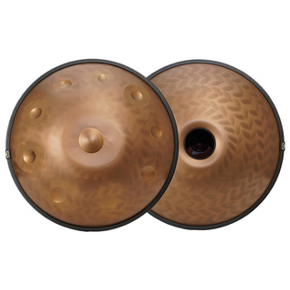 白龙吟handpan高端灰烬钢手碟不锈钢D小调空灵治愈打击乐器初学一步到位 10音-不锈钢-麦穗 10音-5天内发货