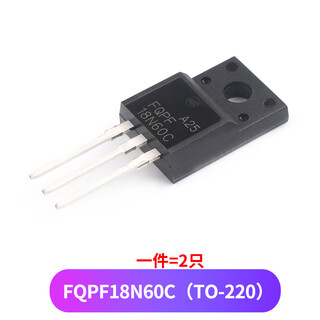Field effect transistor fqpf2n60c/4n/5n/8n/10/12n/13n/18n/20n60c/4n90/ fqpf18n60c (to-220) 2 pieces