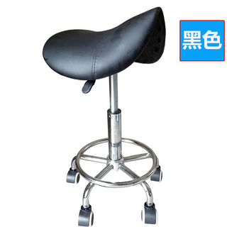 Special lift and swivel chair for pet grooming table, dog grooming table, saddle stool, pet shop hair trimming and styling chair, beauty styling lift and swivel chair (black)