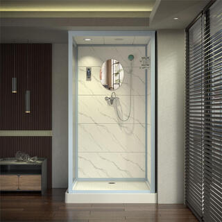 Jomoo's new integrated shower room bathroom integrated toilet mobile integrated bathroom household partition door waterproof toilet 105*107 shower room without steam