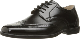 Florsheim boys, reveal wingtip oxford shoes jr little kid and big kid, black//white black//white 13.5 m us little kid