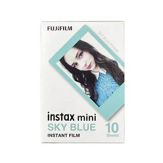 Fujifilm instant photo paper is suitable for minise/11/12/99 white edge/color edge photo paper sq square wide wide series photo paper mini blue edge 10 sheets