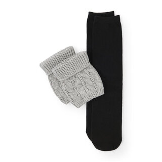 The children's place boys' large rolled cuff set 2-pack h/t smoke 91282 3-6