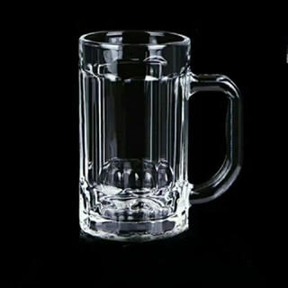 Meikejie teahouse special tea cup glass two-way water cup household beer cup high-end tea cup glass tea cup thick heat-resistant tea cup 1 piece