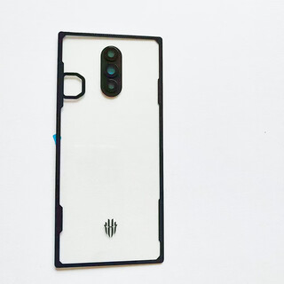 Red magic original adapted to nubia red magic 8pro+ glass back cover mobile phone shell back shell rear screen nx729j back shell glass red magic 8spro/+ deuterium front transparent version with frame lens (original) shell