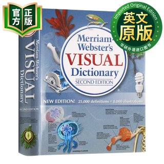 韦氏英语图解词典 英文原版 Merriam-Webster's Visual Dictionary 英英字典 精装 9780877791515