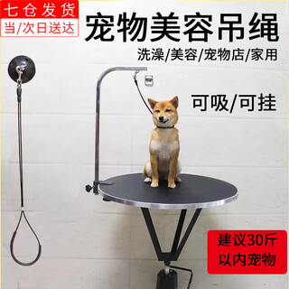 Wenzhi pet grooming fixed lanyard sling accessories cat and dog scissors shaving holder grooming table bathing wire hanging rope universal cat and dog grooming sling*30jin jin is equal to 0.5 kg