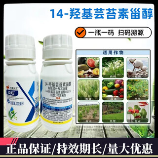 14 hydroxybrassinonin fruit tree and vegetable disease resistance mitigation phytotoxicity resistance drought and frost resistance growth regulator 100g
