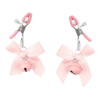 Misecret nipple clamp bell bow sexy female punishment sm sex props intercourse sex products to stimulate double breasts rj37