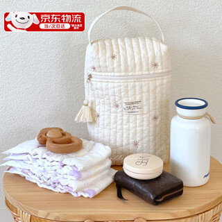 Wenzhi mommy bag diaper bottle breast pump storage bag portable travel mother and baby bag portable mom bag with pendant star diaper bag