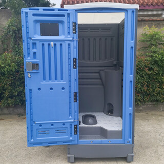 Clean fighter mobile toilet bathroom outdoor rural shower room finished simple outdoor temporary site plastic single toilet h9 luxurious one-piece 100*100*235cm