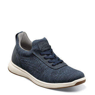 Florsheim boys', satellite knit slip-on sneakers little and big kids, navy navy 10 toddler