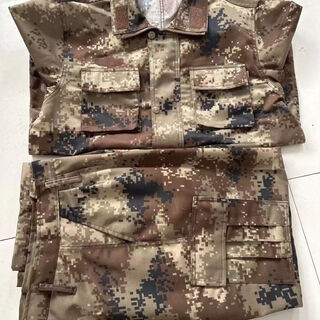 Brand new desert winter camouflage clothing, outdoor labor protection, welding, wear-resistant and dirt-resistant suit work clothes, spring, autumn and winter physical clothing, desert 185