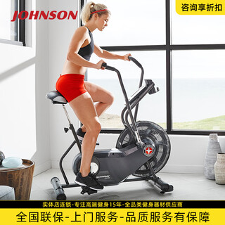 Johnson wind resistance spinning bike schwinn ad6i fan bike belt low noise high intensity sports gym equipment black