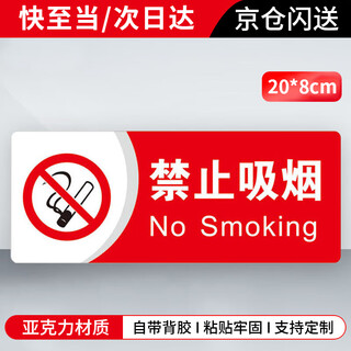 Bingyu byaf-536 acrylic no smoking sign no smoking sign no smoking sign 20*8cm no smoking