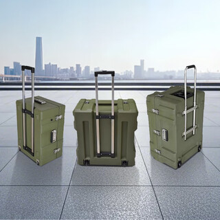 Zhaobo outdoor rotomolding box field operation storage combat preparation box pull rod wheel material equipment transport box rescue supply box pull rod rotomolding box 590*430*310