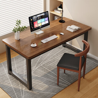Humanities chengjia computer desk desktop simple office desk study table bedroom student writing desk home simple work small table table and chair combination milan oak color 140*60cm upgraded and reinforced