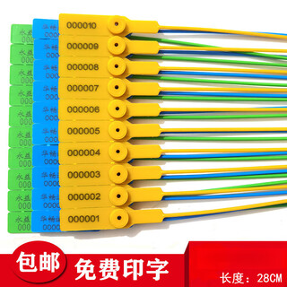 Fengnuo plastic lead seal disposable seal logistics seal coal truck truck anti-tamper seal shoe bag tag anti-tamper bag buckle