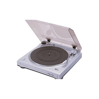 Tianlong japan direct mail vinyl record player retro film turntable automatic manual music phonograph needs transformer compact fully automatic dp-29f elegant silver - transformer needed