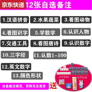 两雪有声挂图拼音儿童启蒙早教认知发声墙贴宝宝语音识字卡0-6岁玩具 桔红色