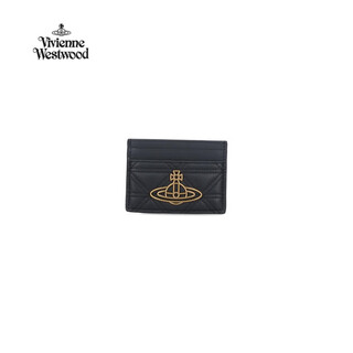 Vivienne westwood (vivienne westwood) queen mother luxury women's card holder black one size