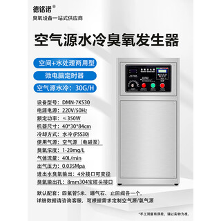 Demingnuo demingnuo industrial ozone generator 50g100g high concentration ozone water generation food factory pharmaceutical workshop swimming pool aquarium sewage treatment ozone disinfection machine air source water cooling 30g per hour