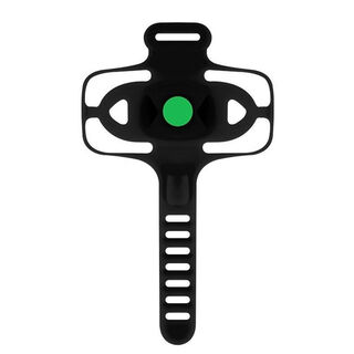 Road bike broken wind integrated handlebar navigation sports silicone holder mountain bike mobile phone holder strap-on accessory x8 strap-on holder black