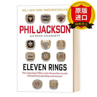 Genuine english original 11 rings zen master phil jackson's autobiography eleven rings biography imported original book 9780753556382 full english version