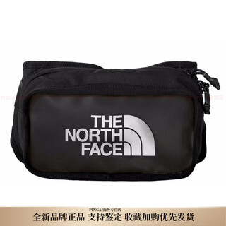 The north face (the north face) lightweight sports travel and leisure polyester fiber waist bag men's black black